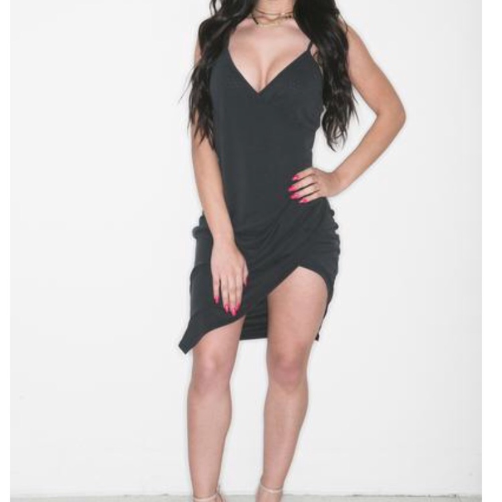 Black Wrap Dress